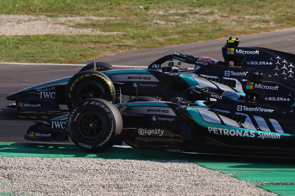 Wolff revela que estuvo a punto de intervenir: el duelo de Mercedes en Monza pudo acabar en desastre