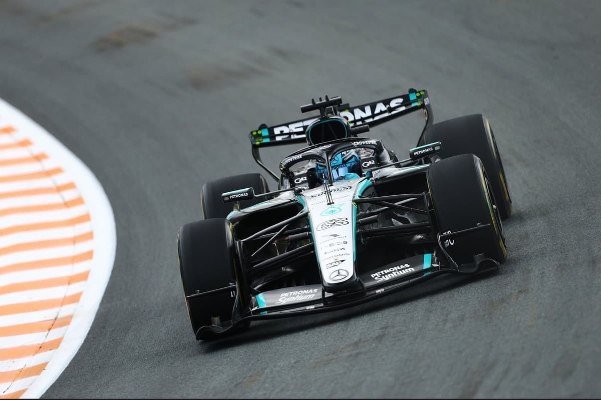Mercedes admite estar 'perdido' en las curvas rápidas de Zandvoort: 'Éramos bastante malos'