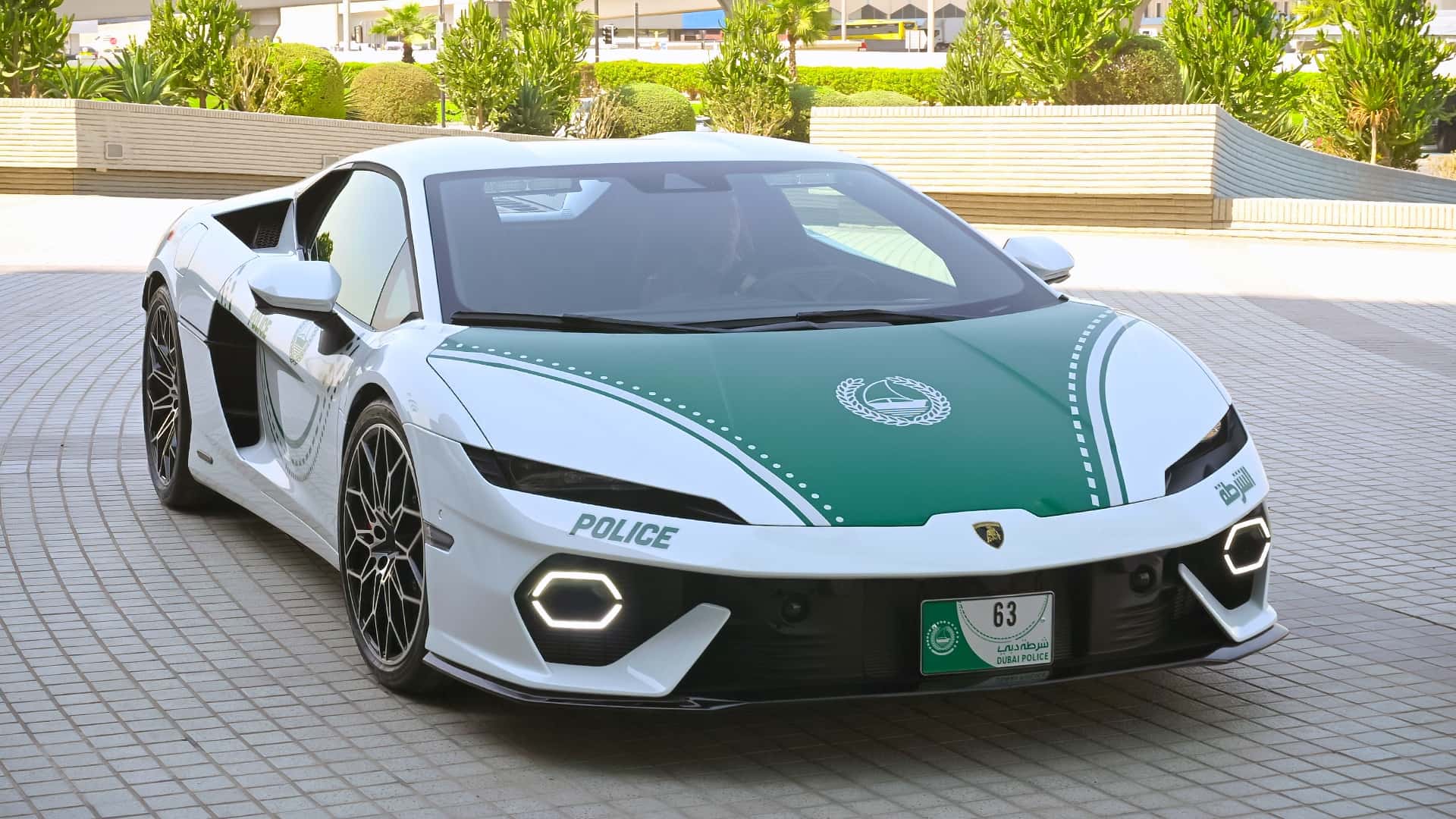 La Policía de Dubái incorpora a su flota un Lamborghini Temerario híbrido de 907 hp