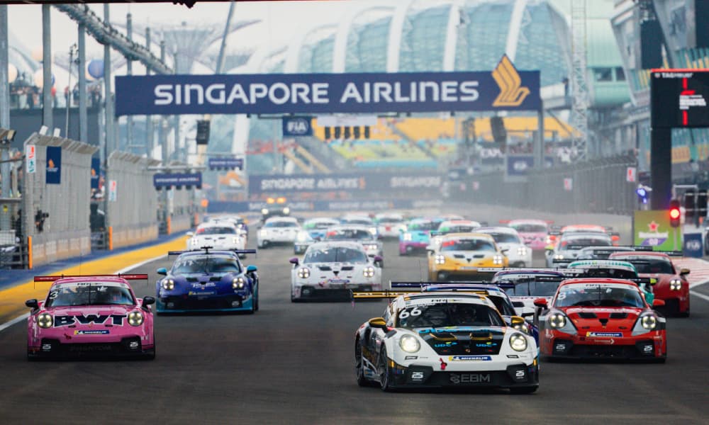 Giltrap se consagra campeón de la Porsche Carrera Cup Asia tras doble victoria en Singapur