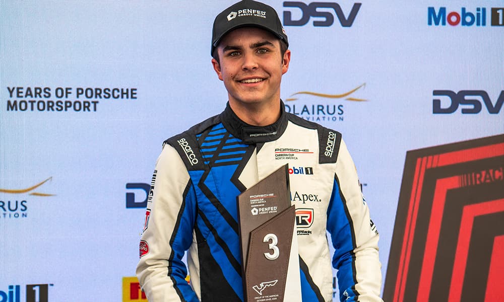 Tyler Maxson se proclama campeón Pro de la Porsche Carrera Cup North America a falta de una carrera