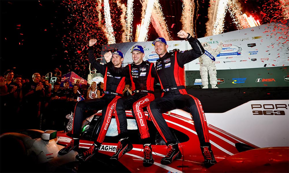 Vanthoor, Estre y Campbell Firman la Despedida Soñada: Porsche Penske Conquista Petit Le Mans por Primera Vez