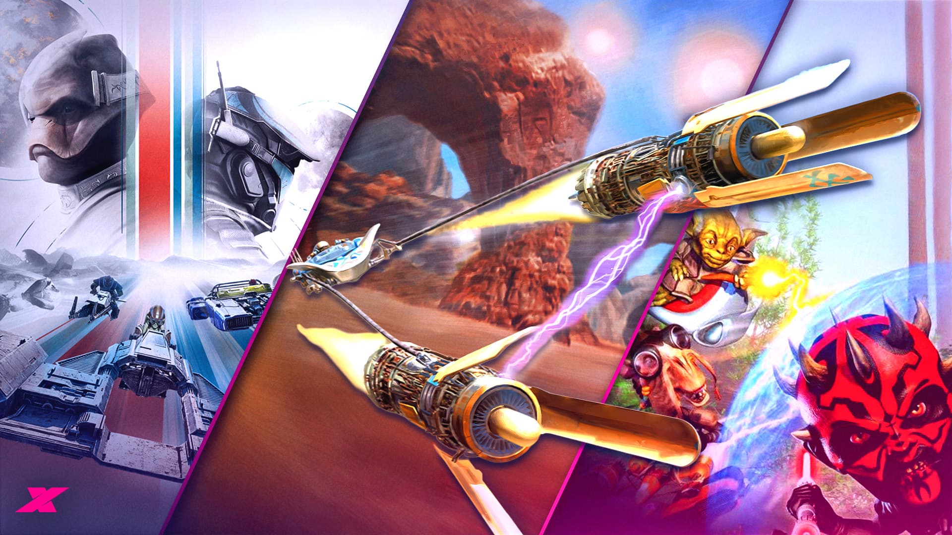 De podracer a Galactic Racer: todos los juegos de carreras de Star Wars, del peor al mejor