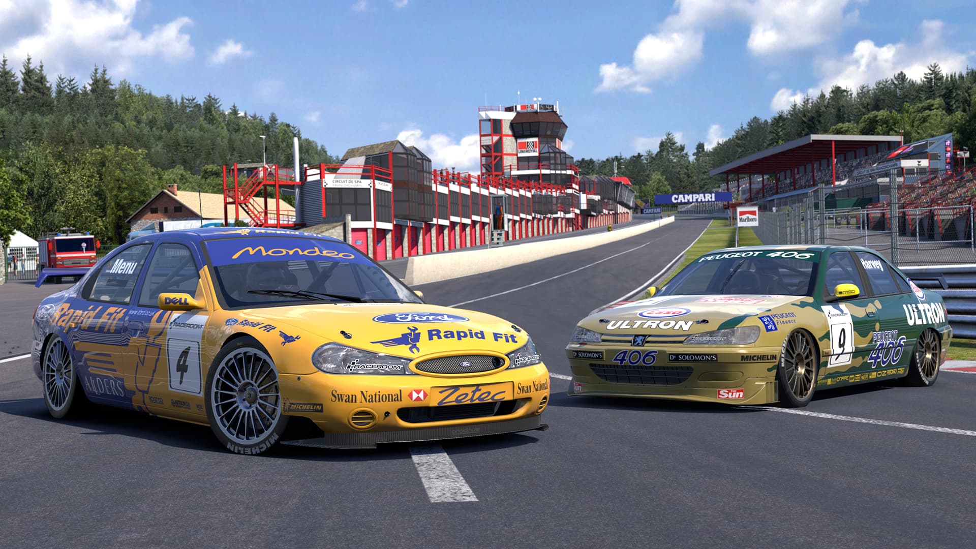 RaceRoom lanza el 20 de octubre su 'Historic Update 2026' con cuatro coches y cuatro circuitos