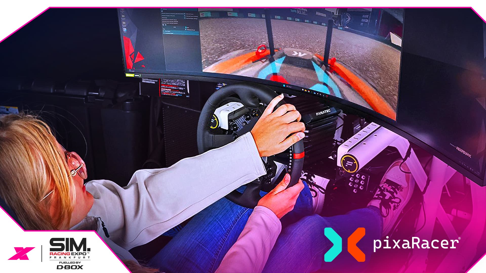¿Y si el coche que pilotas en el simulador fuera real? PixaRacer lo demuestra en Frankfurt