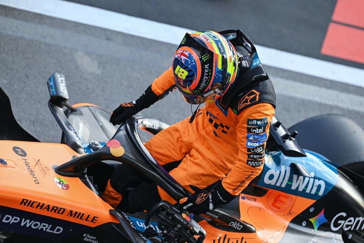 Piastri, tras la clasificación en Bakú: 'Necesito una barra de remolque para engancharme al Mercedes'