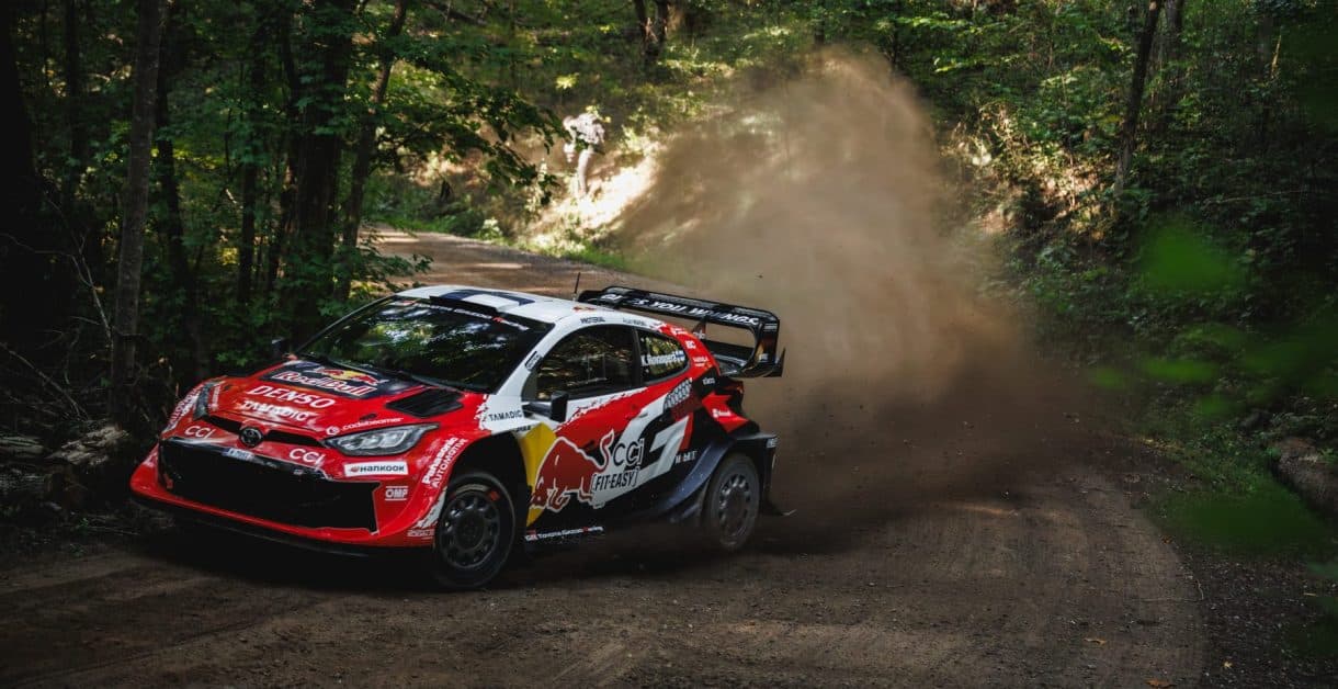 Kalle Rovanperä y David Evans completan la última salida del GR Yaris Rally1