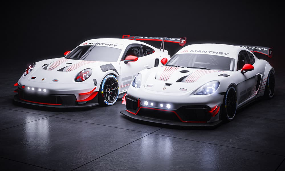 Manthey sopla 30 velas con dos Porsche de competición de edición limitada: 30 unidades y más de 550 CV